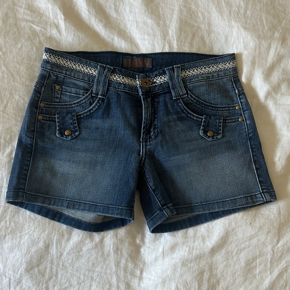 James Jeans Dark Blue Vintage Jean Shorts